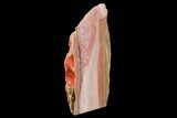 Polished Pink Opal Slab - Western Australia #152111-2